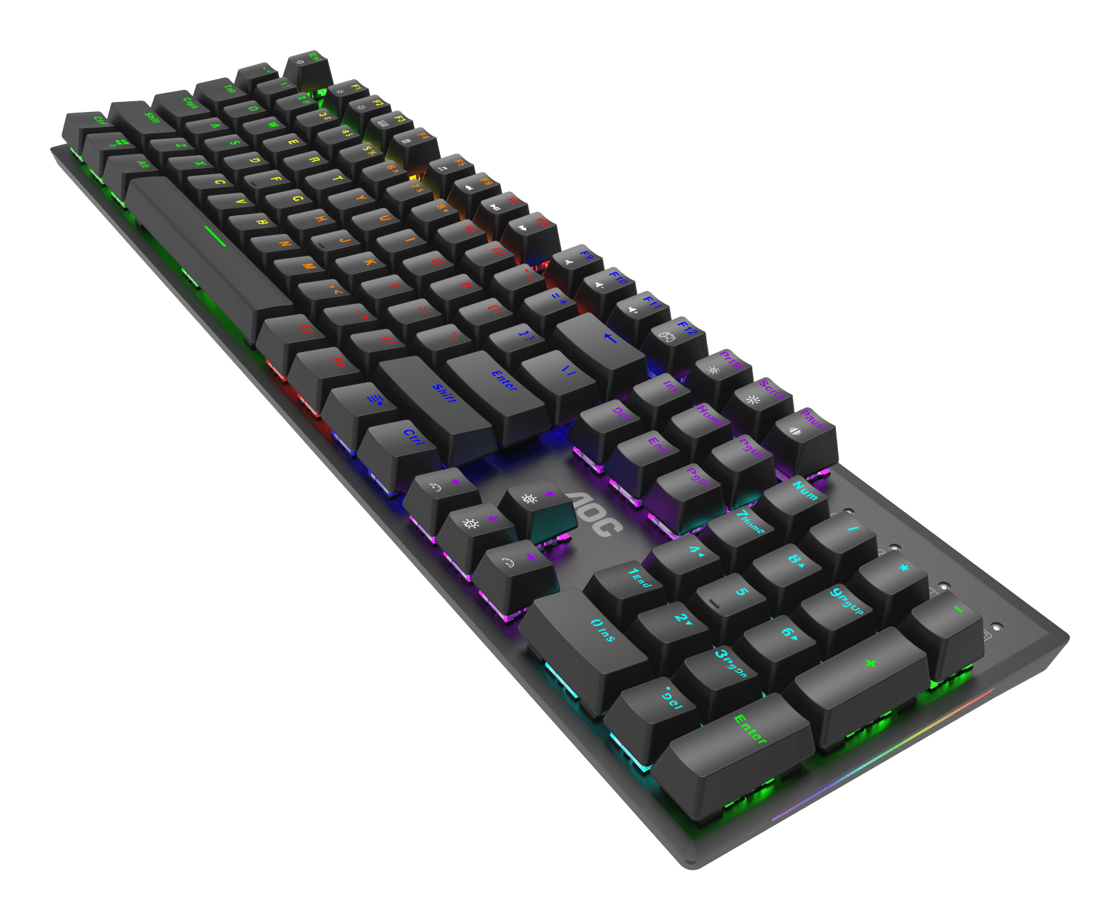 AOC GK480 keyboard Gaming USB Black – image 4