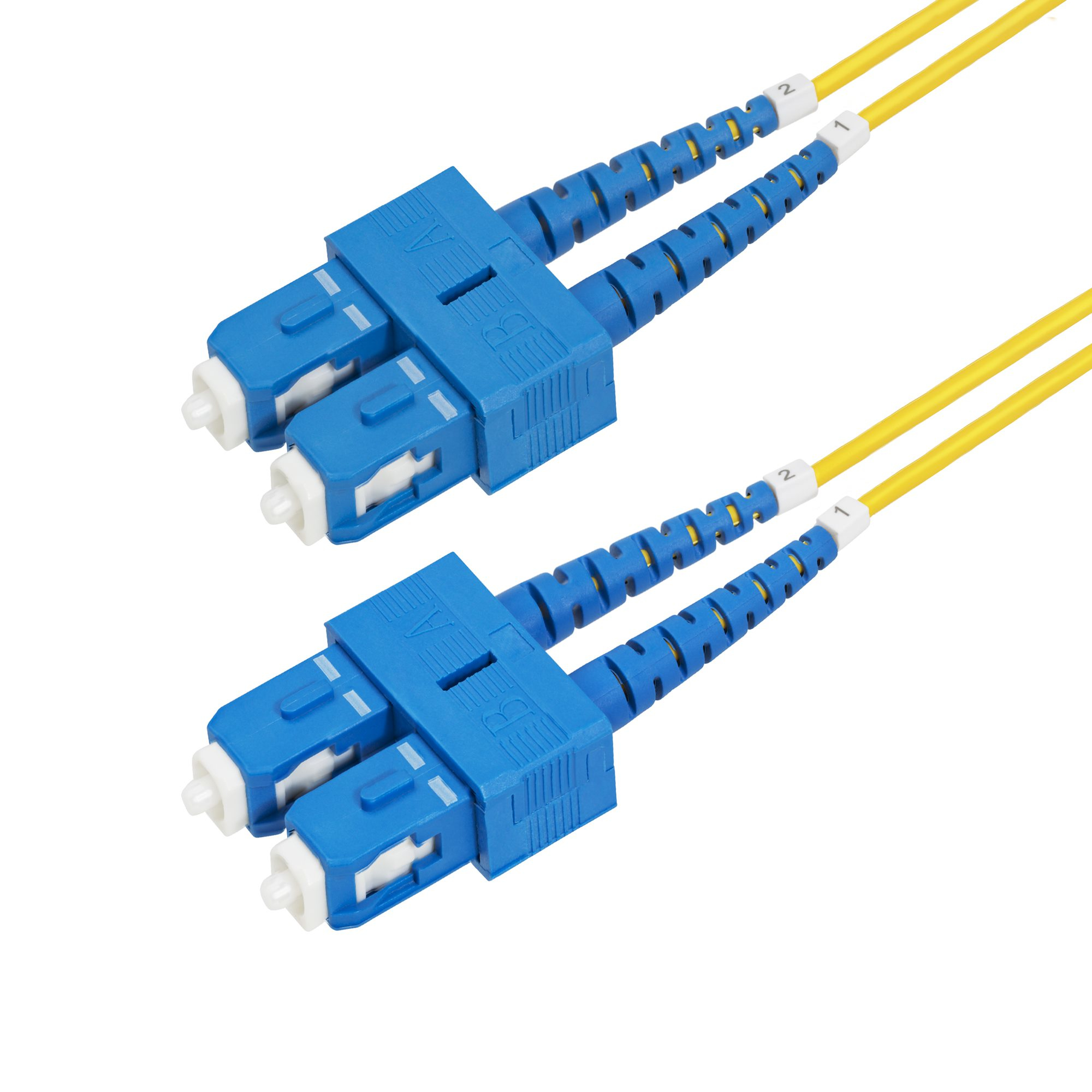 StarTech.com 30M SC-SC OS2 Single Mode Duplex Fiber Optic Cable 100GbE SMDOS2SCSC30M