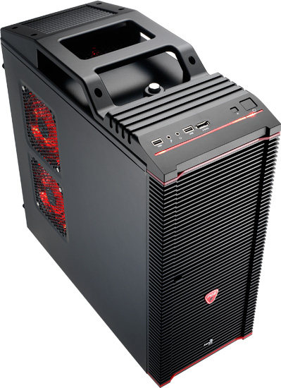 Aerocool Rs-4 Midi Tower Black, Red