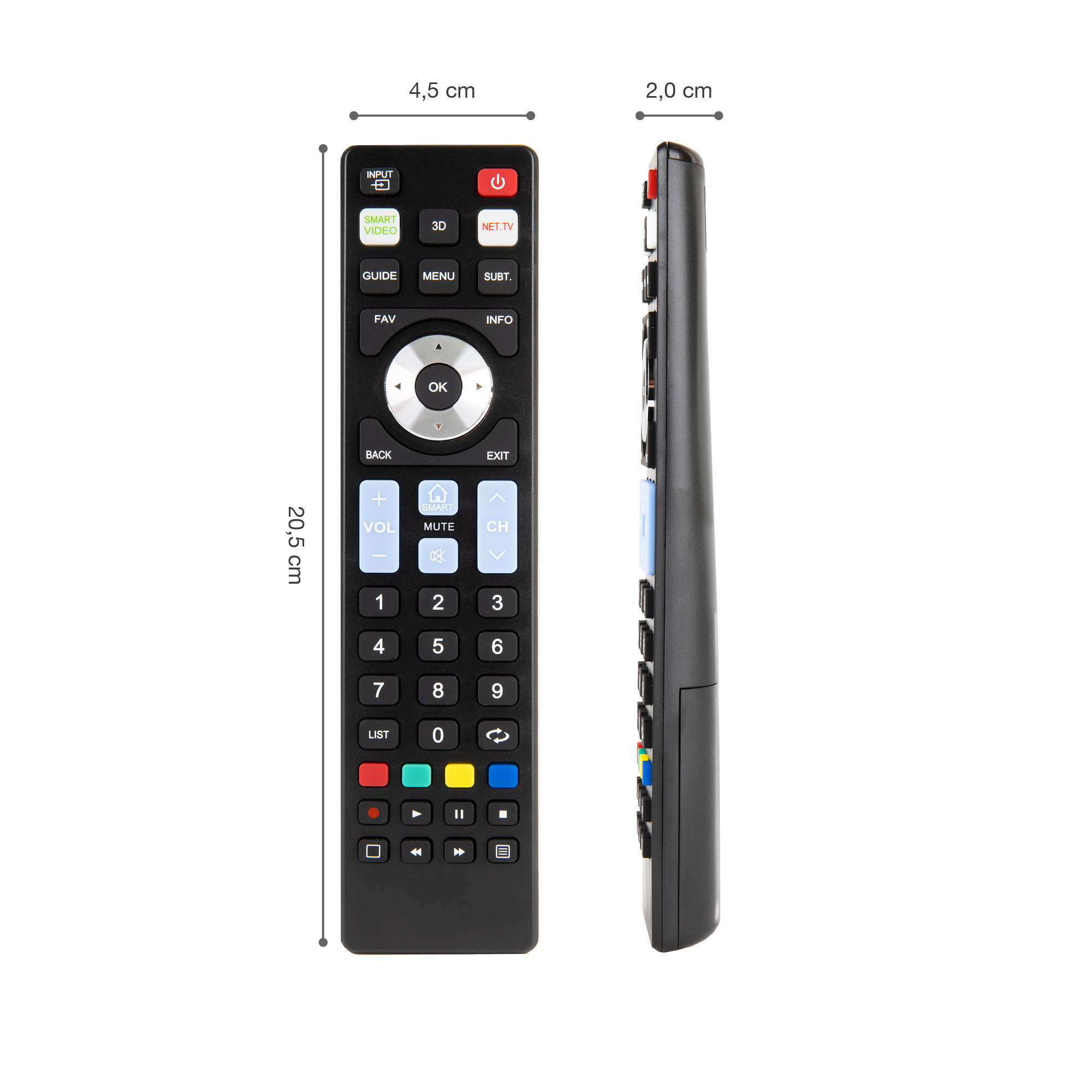 Ewent EW1576 remote control TV Press buttons – image 4