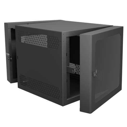 Middle Atlantic CWR-12-36PD4 rack cabinet 12U Wall mounted rack Black