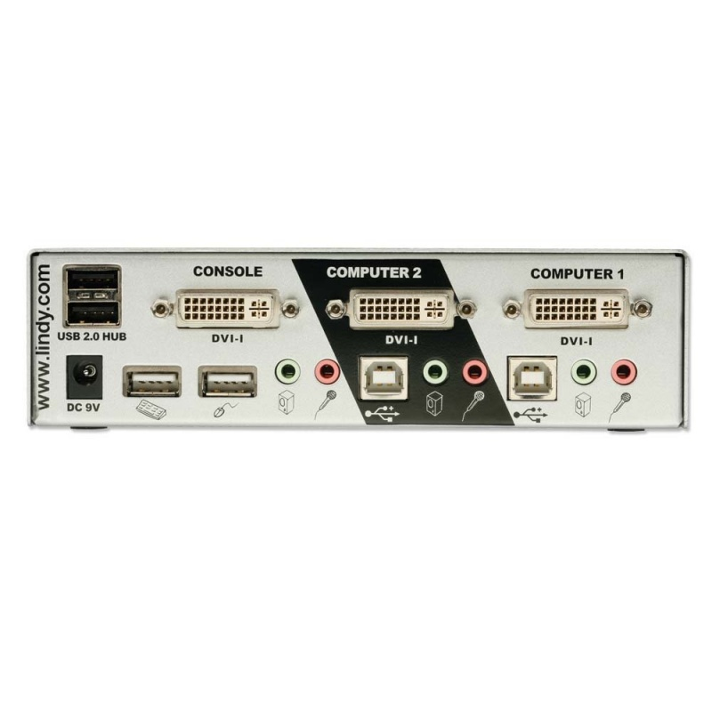 Lindy 39330 KVM switch Grey – image 2