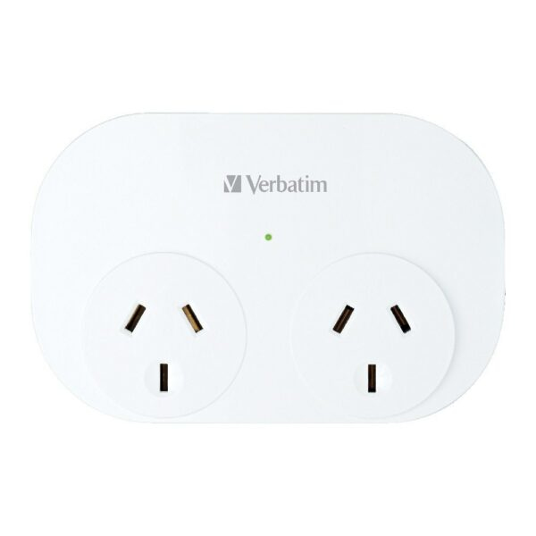 Verbatim Dual USB Surge Protected with Double Adaptor – image 2