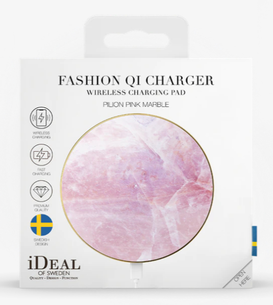 iDeal of Sweden IDFQI-52 mobile device charger Smartphone Pink, White Earth magnetic field Wireless charging Indoor – image 3