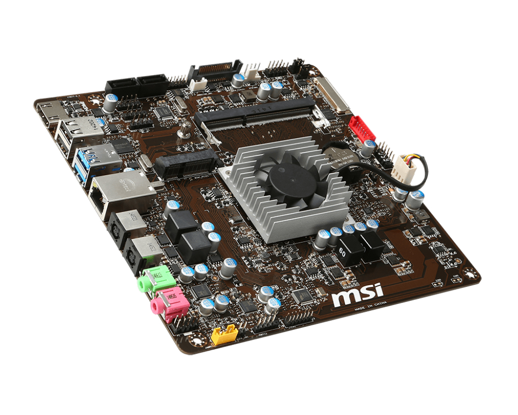 MSI J1800TI motherboard BGA 1170 mini ITX – image 2