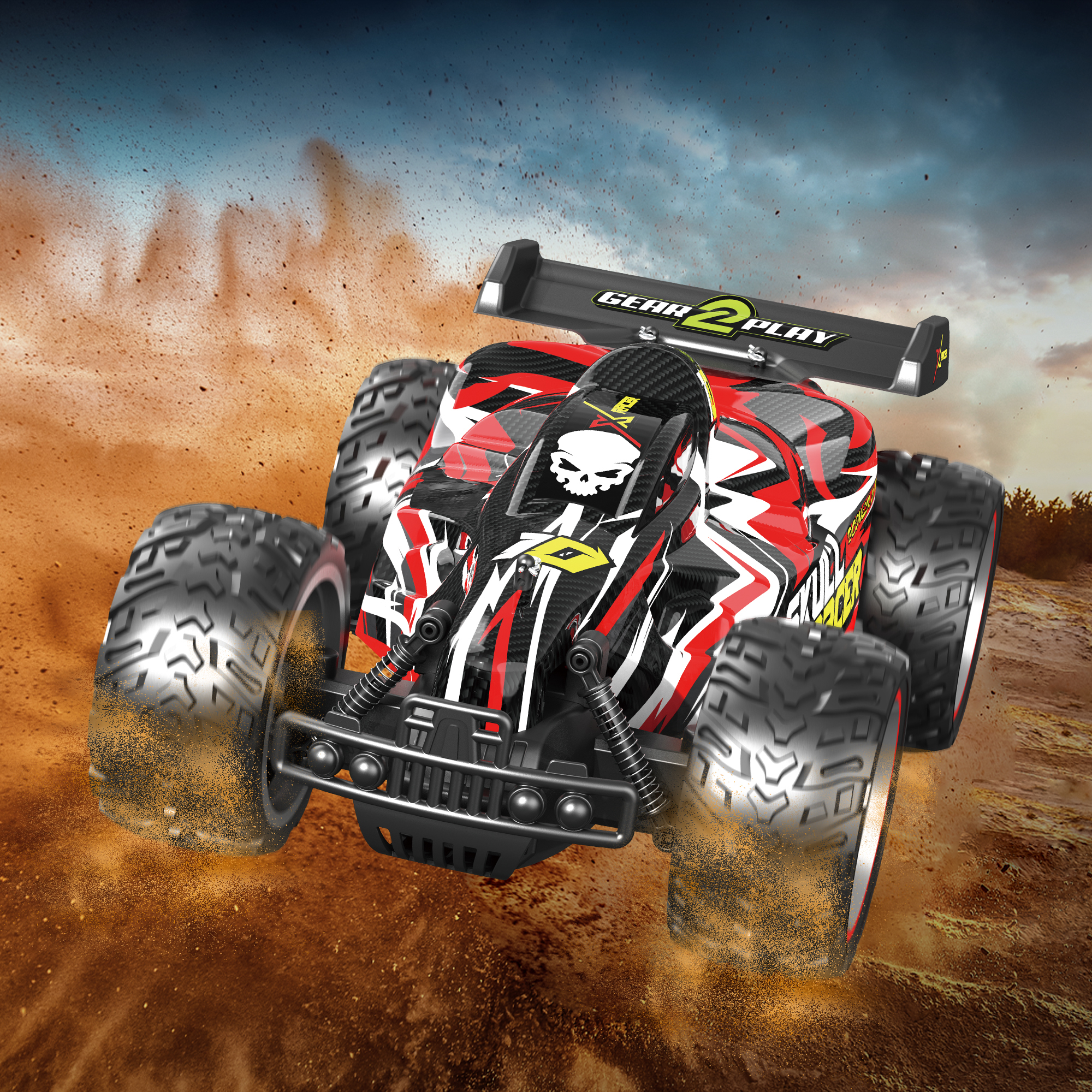Gear2Play RC Skull Racer Raceauto – image 8
