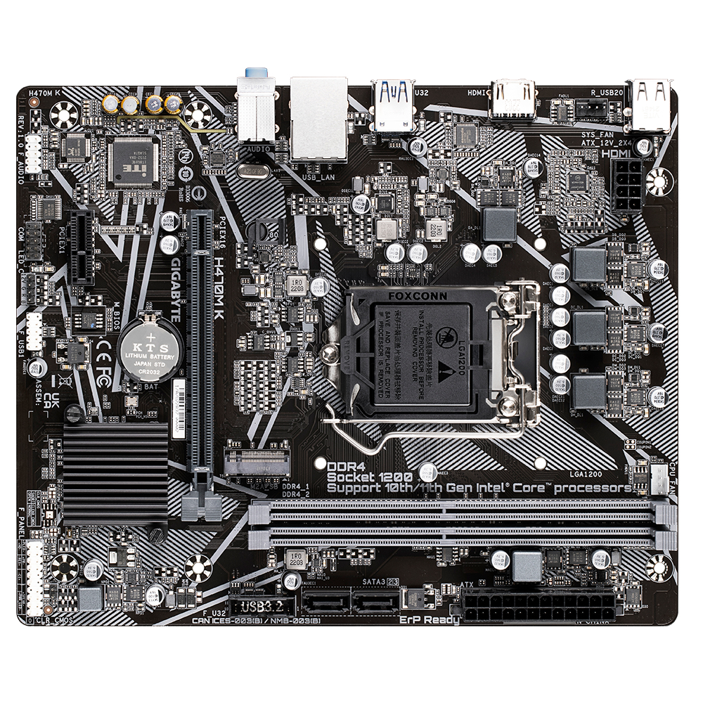 GIGABYTE H470M K (rev. 1.0) – image 5