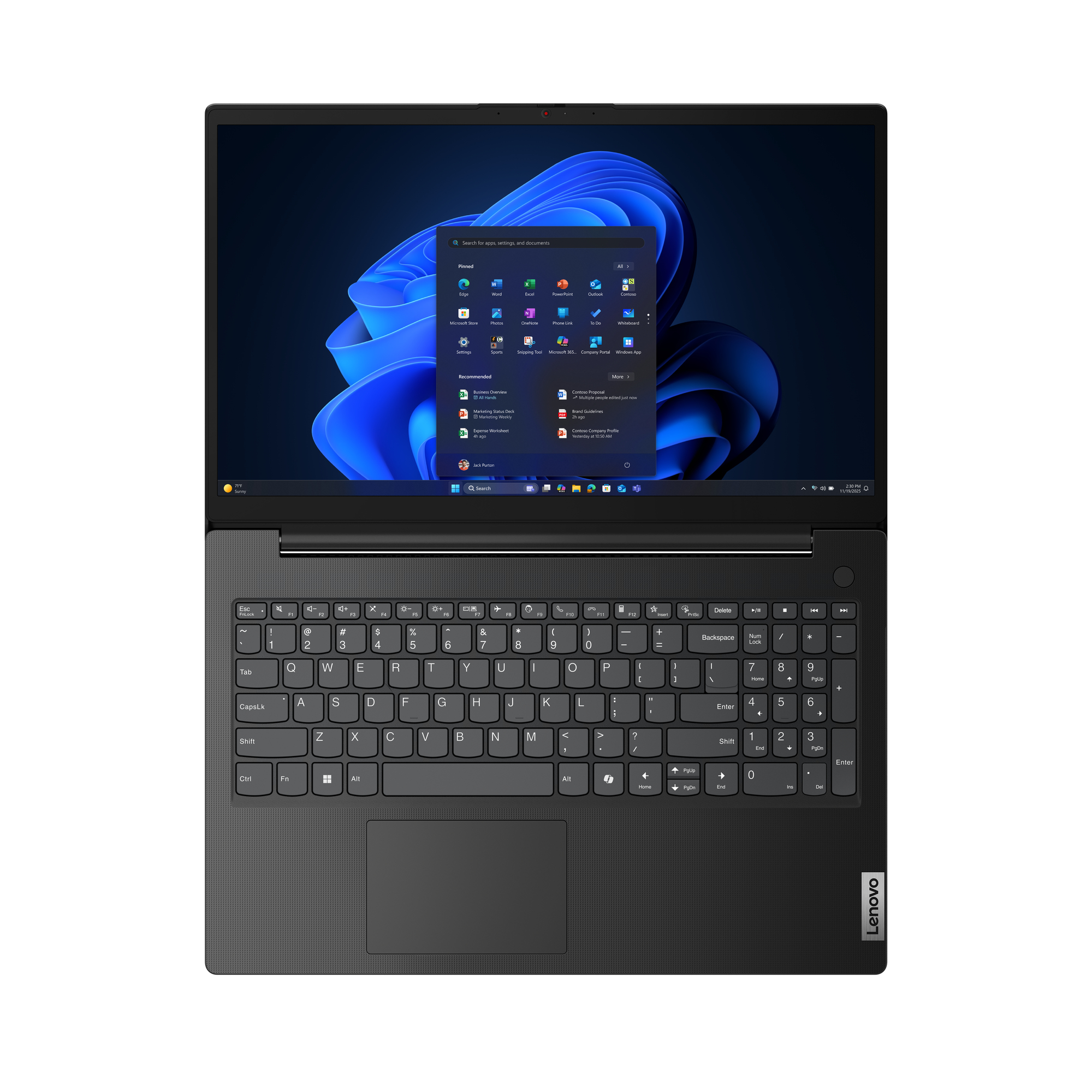 Lenovo famiglia V15-ITN Gen6 15.6 FHD / Cel N100 / 8GB / 256GB SSD M.2 / GPU Integrata / FreeDOS / - Miniatura 7