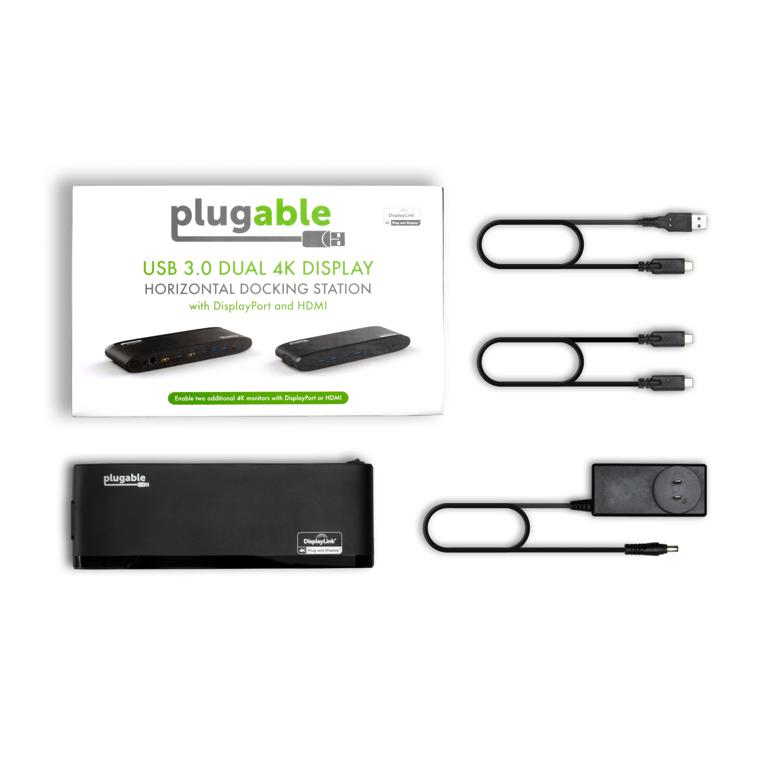 Plugable Technologies UD-6950H laptop dock/port replicator Docking USB 3.2 Gen 1 (3.1 Gen 1) Type-C Black – image 6