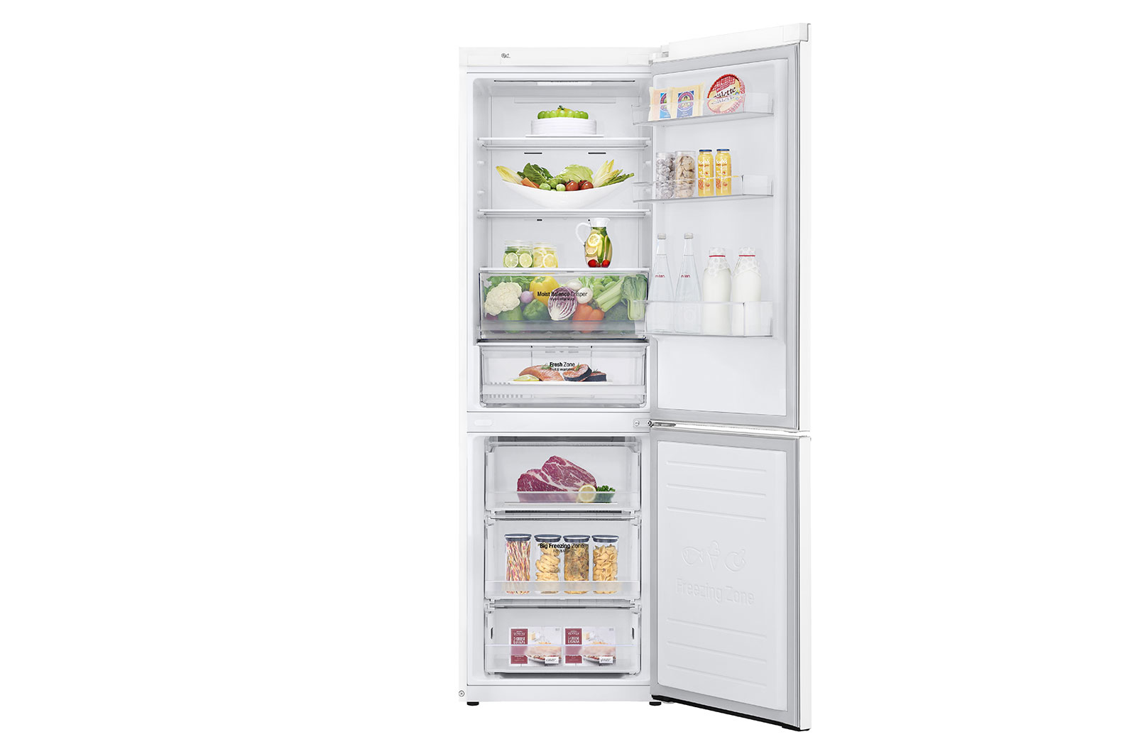 LG GBB61SWHMN fridge-freezer Freestanding – image 2