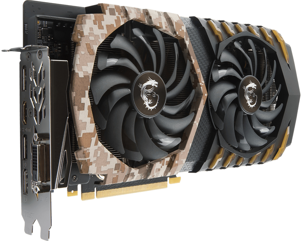 MSI GEFORCE GTX 1060 CAMO SQUAD 6G – image 3