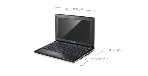 Samsung N N120-KA01 Intel Pentium Mobile N270 Netbook – image 9