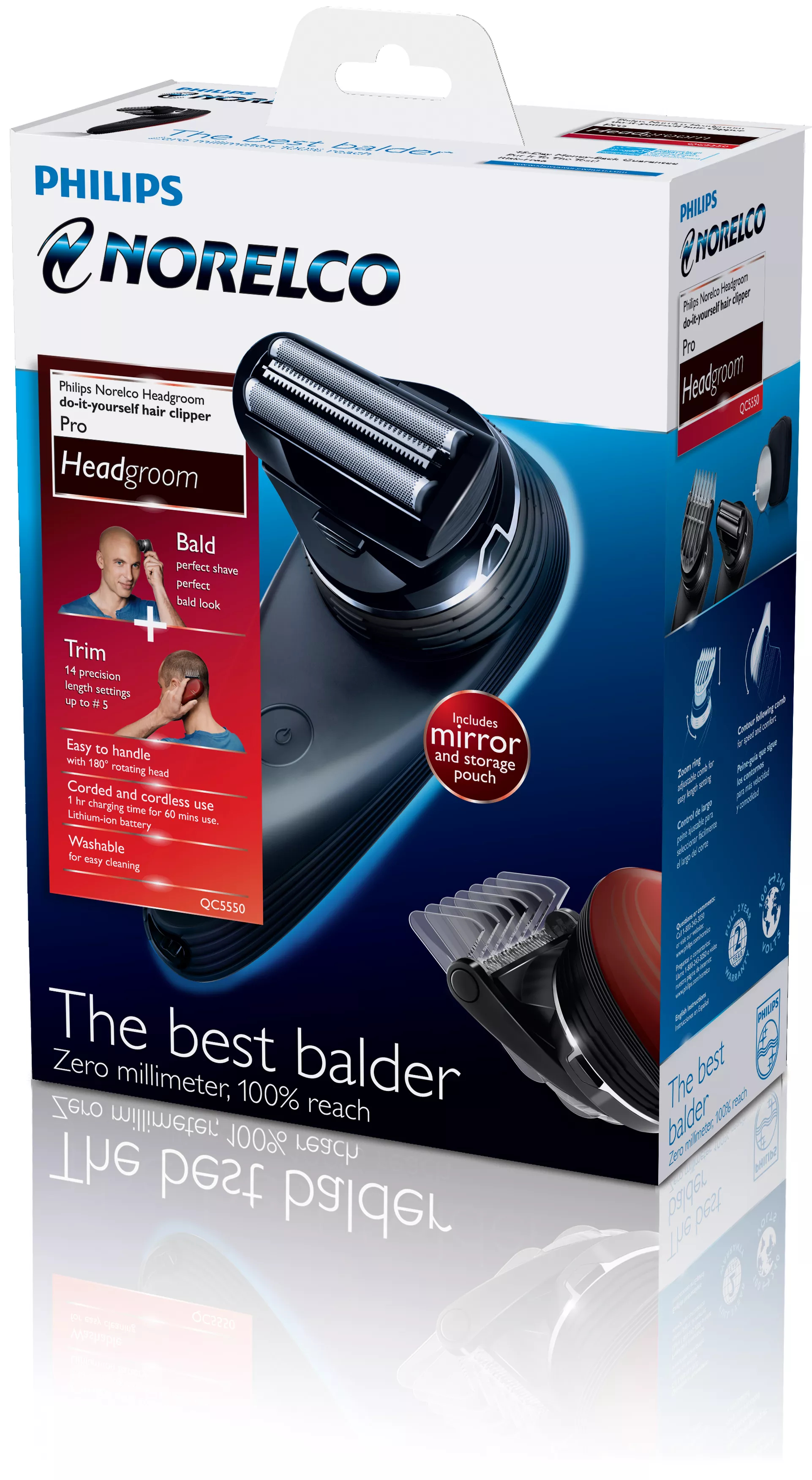 Philips Norelco Headgroom Do it yourself head groomer QC5550/40 – image 3