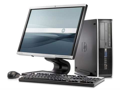 HP 8000 Elite SFF + LE2201w – image 1