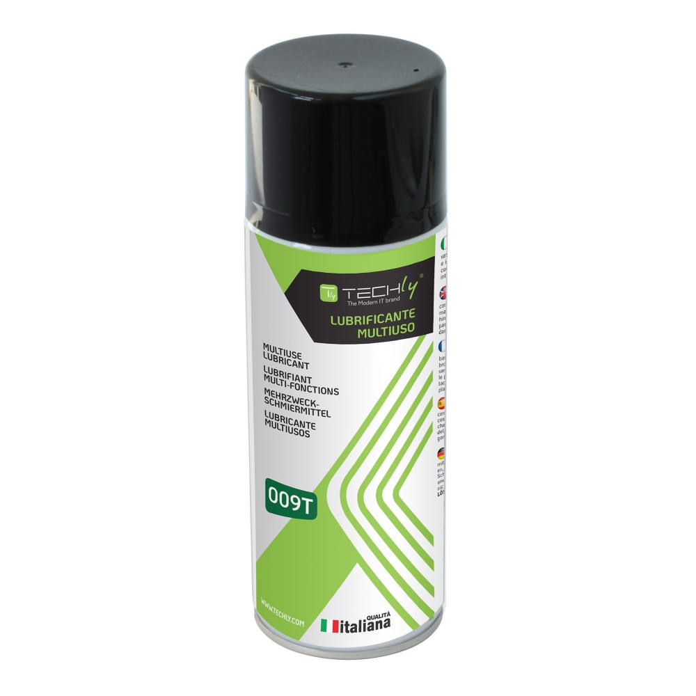 Techly ICA-CA 009T Genel Amaçlı Yağlayıcı Sprey Aerosol, 400 ml