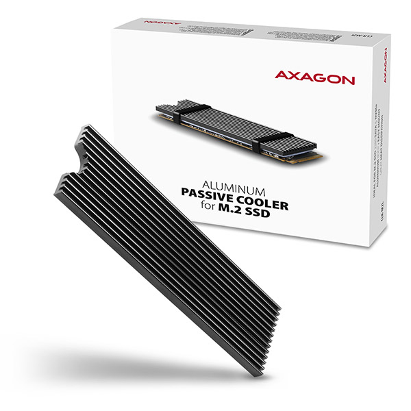 Axagon CLR-M2L computer cooling system Solid-state drive Heatsink/Radiator Black – image 6