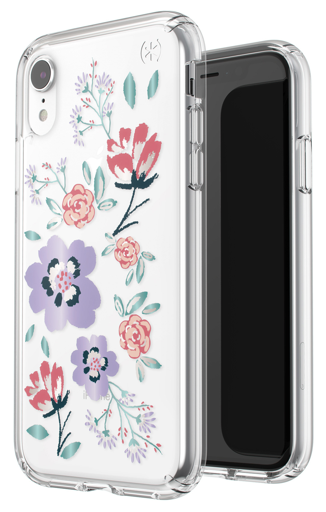 Speck Presidio Clear + Print Apple iPhone XR Canopyfloral Lavender/Clear – image 5