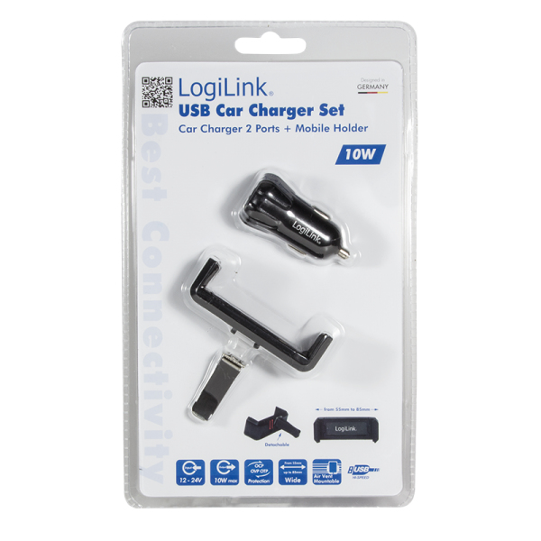 LogiLink PA0133 mobile device charger Smartphone, Tablet Black Cigar lighter Auto – image 8