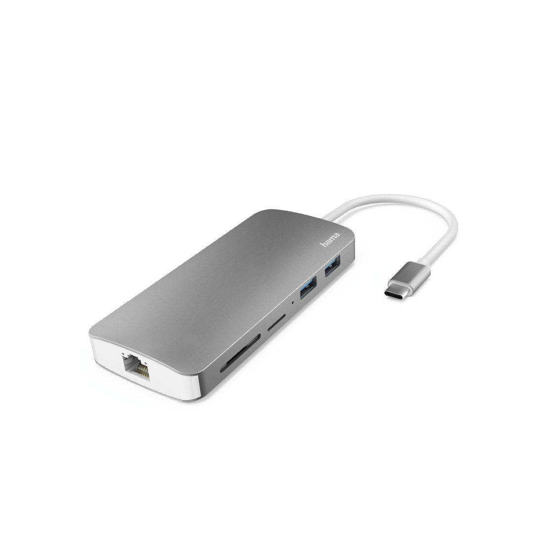 Hama 00135760 laptop dock/port replicator Wired USB 3.2 Gen 1 (3.1 Gen 1) Type-C Grey