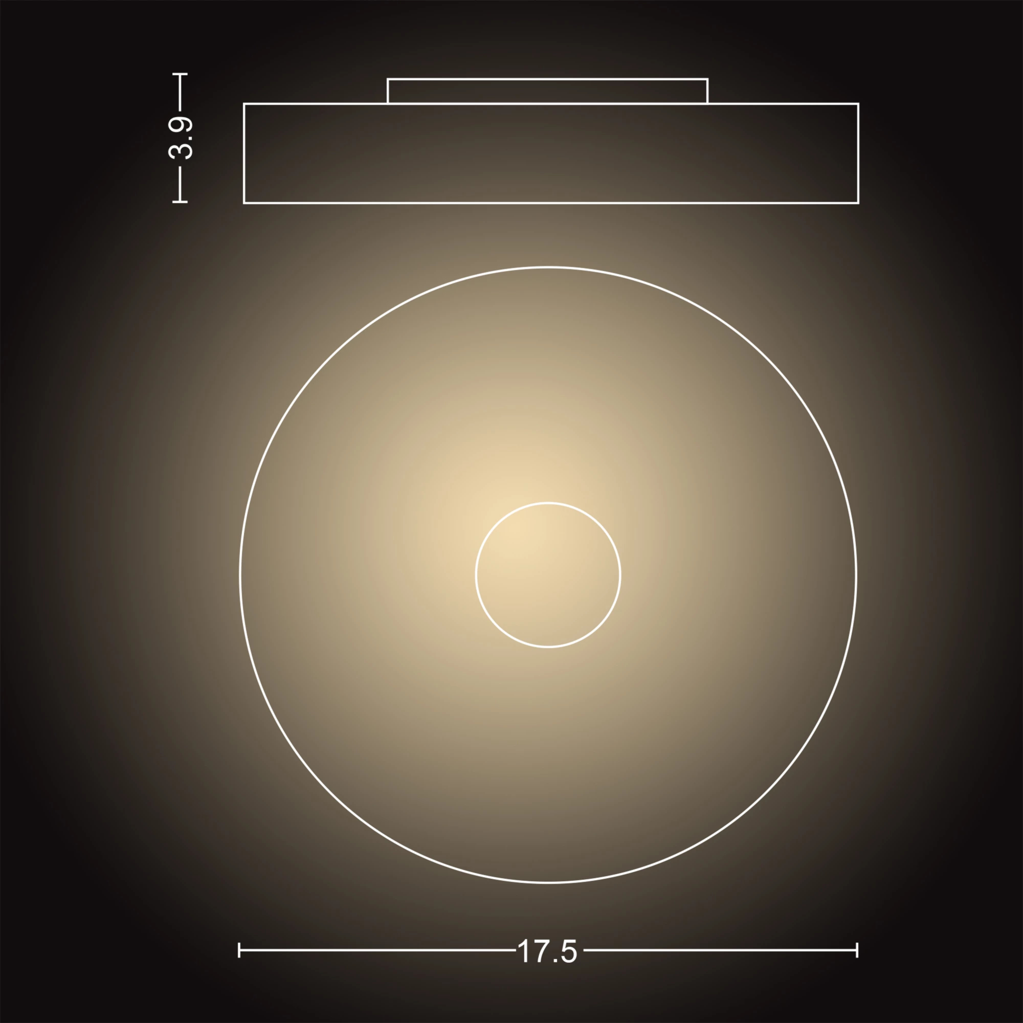 Philips by Signify Philips Hue White ambience 4100248U9 Smart ceiling light Bluetooth/Zigbee – image 2