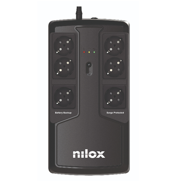 Nilox NXGCLIO8501X5V2 uninterruptible power supply (UPS) Line-Interactive 0.85 kVA – image 2