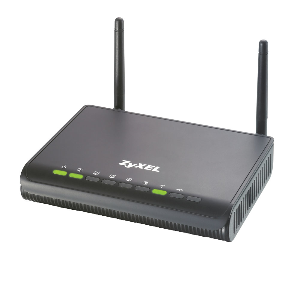 Zyxel NBG4604 wireless router Gigabit Ethernet Black – image 1