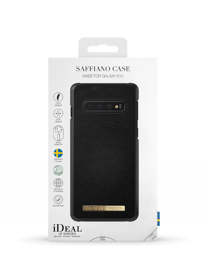 iDeal of Sweden Saffiano Case Galaxy S10 Black – image 2