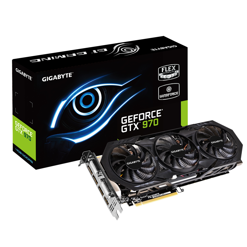 GIGABYTE GV-N970WF3-4GD graphics card NVIDIA GeForce GTX 970