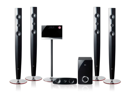 LG HT953TV, 5.1 DVD home cinema system – image 1