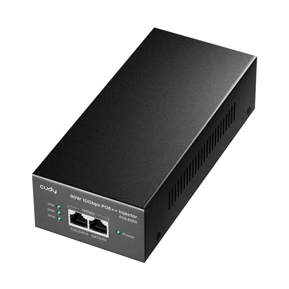 90W 10 Gbps PoE++ Injector, POE400X 2.0