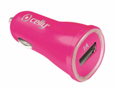 Celly CCUSBPK mobile device charger Universal Pink Cigar lighter Auto