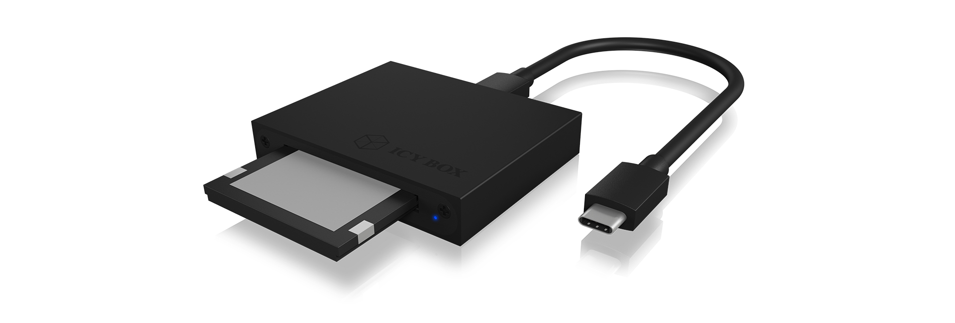 ICY BOX IB-CR402-C31 card reader USB 3.1 (Gen 2) Type-C™ Black – image 3