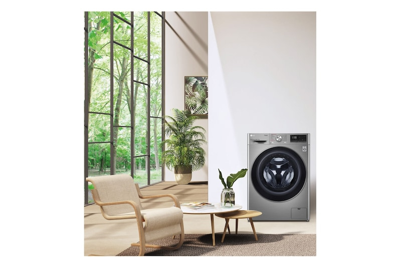 LG F4DV7010S2S washer dryer Freestanding Front-load Stainless steel – image 7