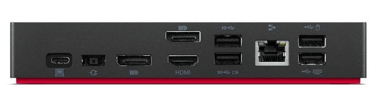 Lenovo 40B50090IT laptop dock/port replicator Wired USB 3.2 Gen 1 (3.1 Gen 1) Type-C Black – image 2