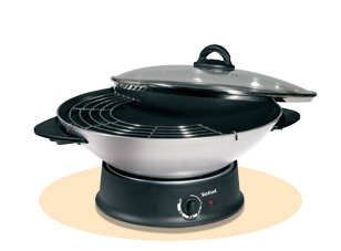 Tefal WO3000 electric wok Silver
