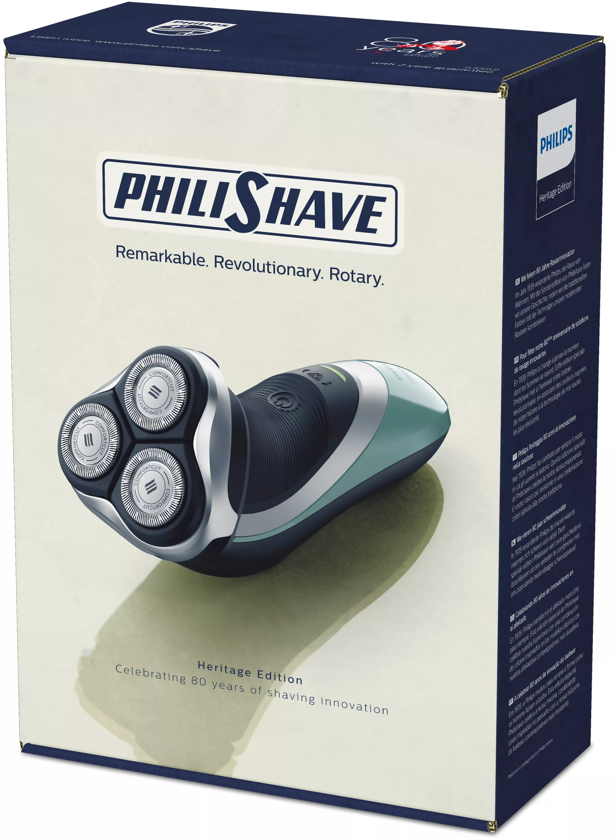 Philips S3552/12 men's shaver Rotation shaver Trimmer Black, Silver, Turquoise – image 2