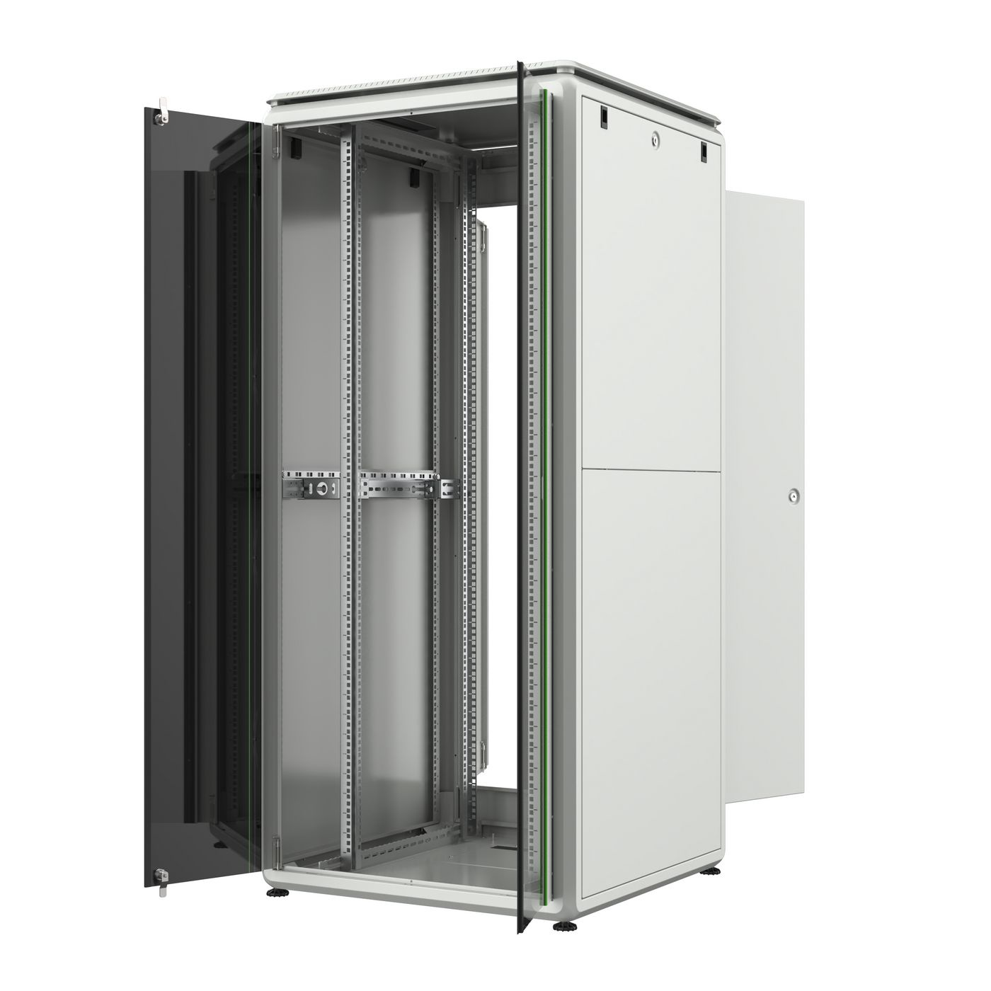 Lanview RDL36U88WH rack cabinet 36U Freestanding rack White – image 2