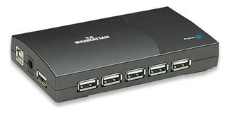 Manhattan 161022 interface hub 480 Mbit/s Black – image 7