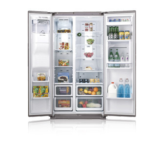 Samsung RSH7PNRS1 side-by-side refrigerator Freestanding – image 2