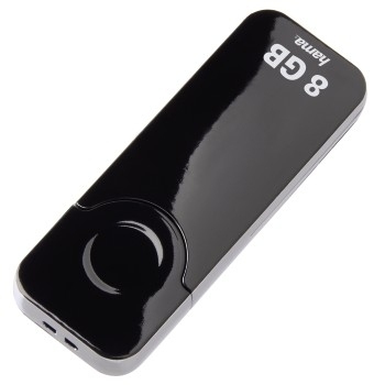 Hama "Nice" HighSpeed Pro FlashPen, USB 2.0, 8GB, black, 200X