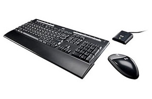 HP KJ157AA keyboard Mouse included Universal RF Wireless Black