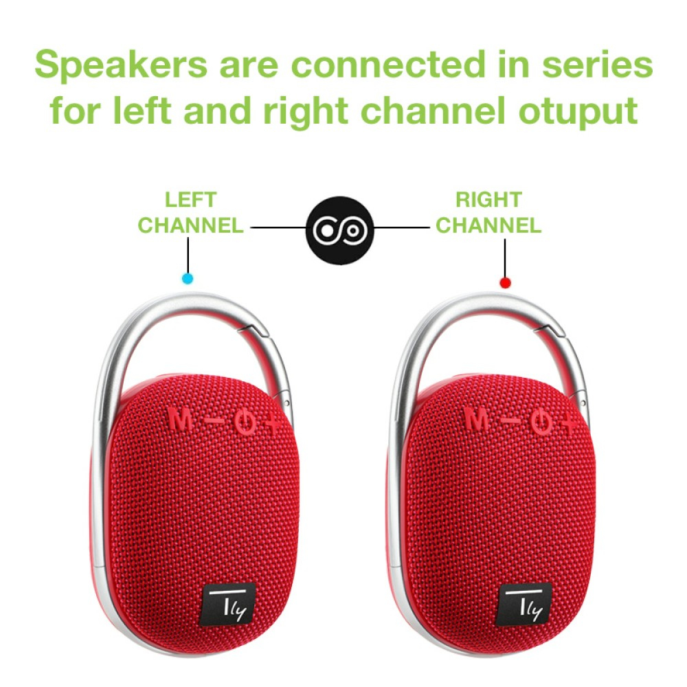 Techly ICASBL321RE portable/party speaker Mono portable speaker Red – image 9