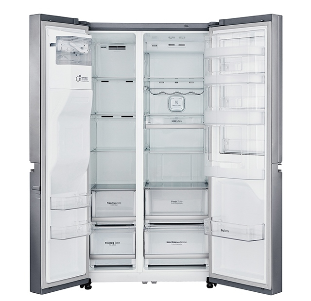 LG GSJ960PZBV side-by-side refrigerator Freestanding – image 2