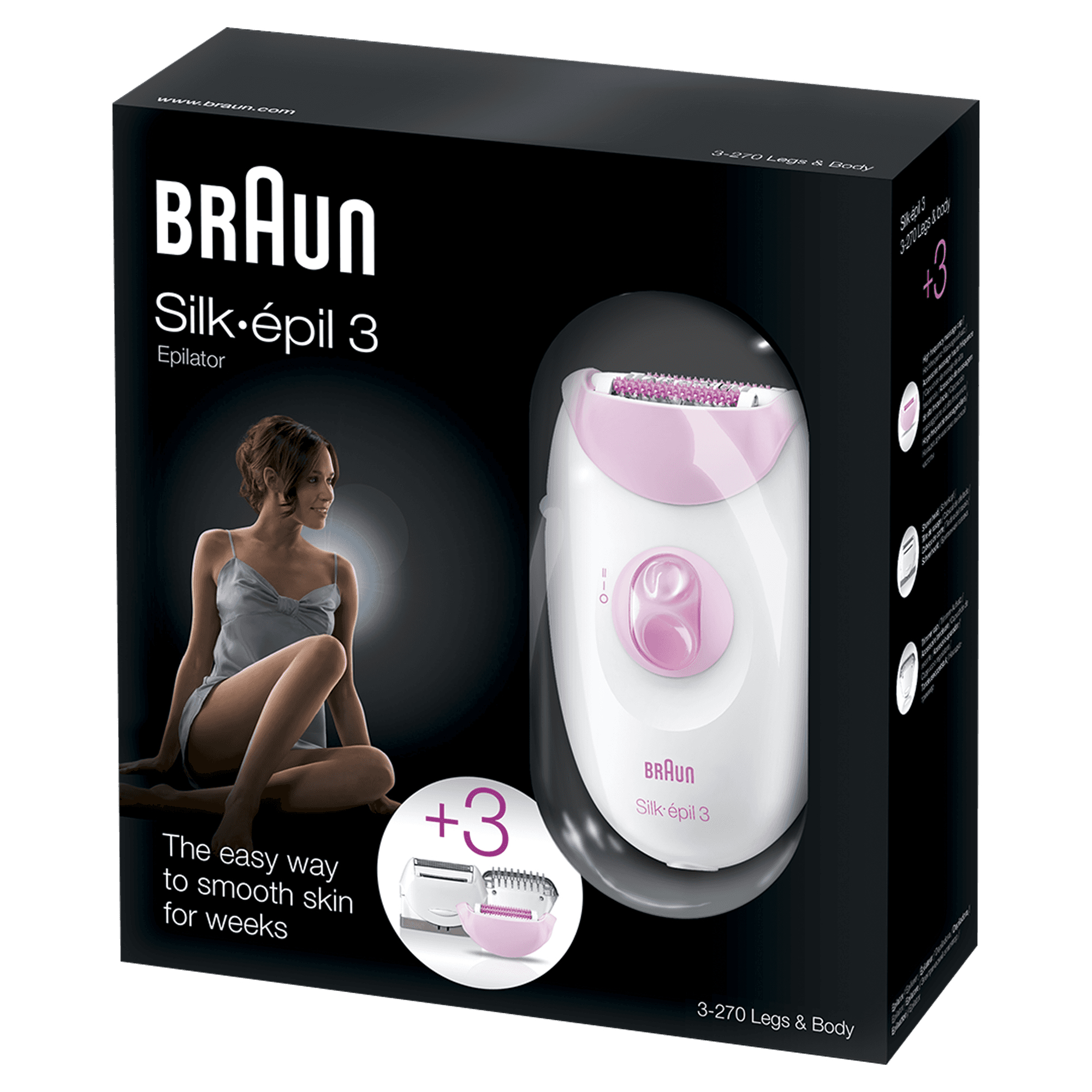 Braun 81611924 epilator Pink, White – image 3