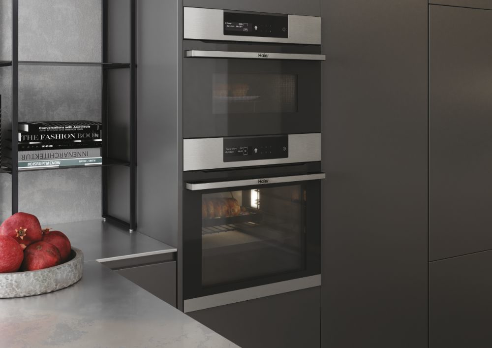 Haier I-Message Series 2 HWO45NB2B0X1 Stainless steel Combination microwave Built-in – image 5