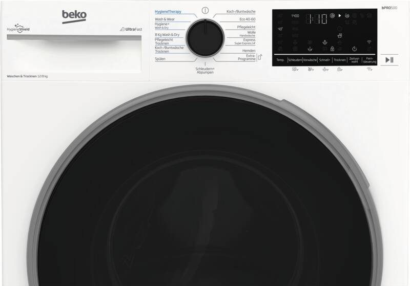 Beko B3DFT512447W washer dryer Freestanding Front-load White – image 3
