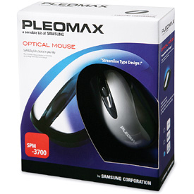 Samsung Optical Mouse, Black/Silver