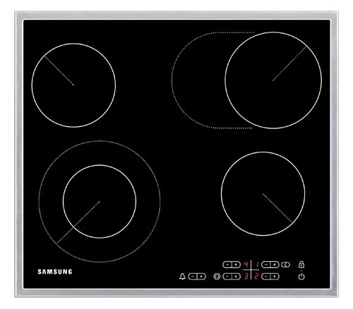 Samsung C61RCAST Black Built-in Zone induction hob 4 zone(s)