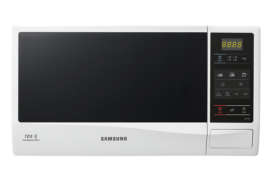 Samsung ME732K microwave White Countertop – image 1