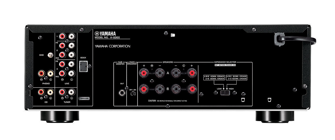 Yamaha A-S300 2.0 channels Black – image 2